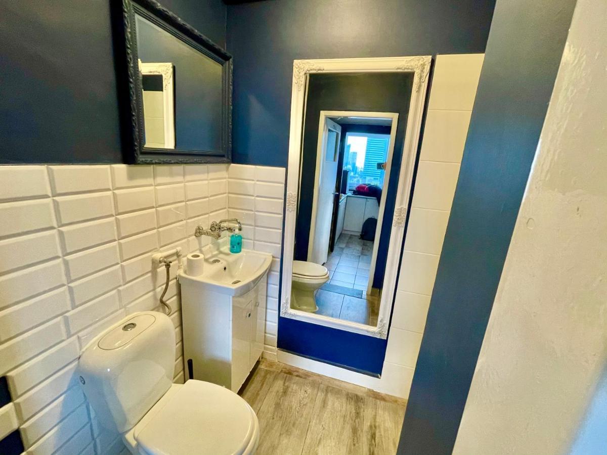 ורשה Super Apartament Blue Scisle Centrum Dwie Linie Metra Netflix Wifi 300 Mbs Panorama Miasta מראה חיצוני תמונה